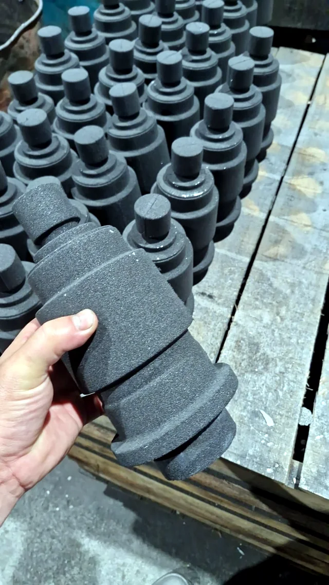 Peças fundidas em detalhe